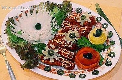 تزئین انواع غذا، دسر و سفره آرایی
