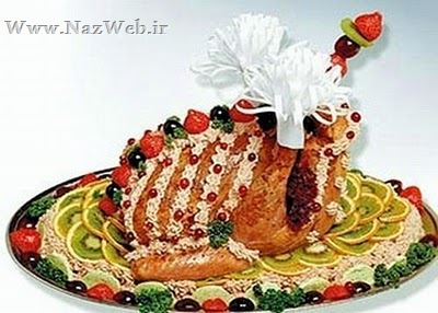 تزئین انواع غذا، دسر و سفره آرایی