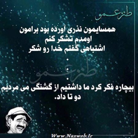 عکس نوشته های طنز و خنده دار عمویی(1)