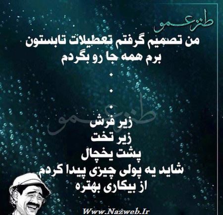 عکس نوشته های طنز و خنده دار عمویی(1)
