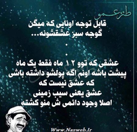 عکس نوشته های طنز و خنده دار عمویی(1)