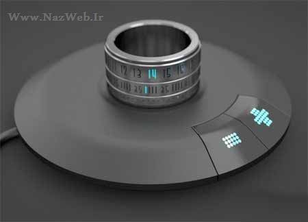 انگشتری بسیار جالبی که یک ساعت زیبا می شود (عکس)