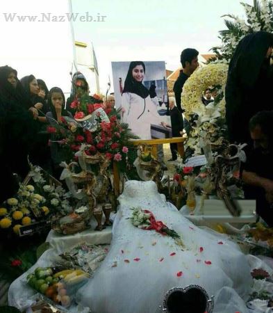 لباس عروسی که سنگ قبر دردناک این دختر شد (عکس)