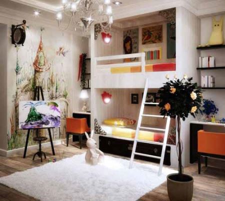 دکوراسیون های زیبا و رنگارنگ اتاق کودک
