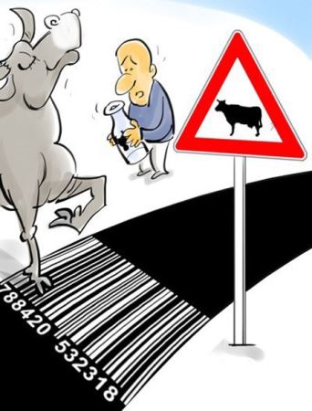 کاریکاتورهای بسیار جالب تورم لبنیات