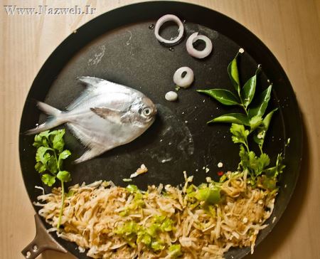 تزیین انواع غذا، شیرینی و میوه