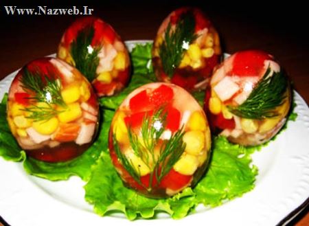 تزیین انواع غذا، شیرینی و میوه