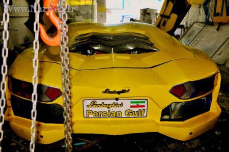 داغ و جذابترین خبر سال: مرد مشهدی لامبورگینی ساخت (عکس)