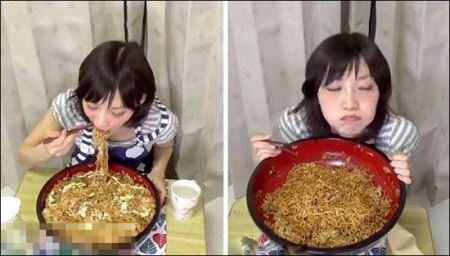 این دختر این قدر میخوره چرا چاق نمیشه (عکس)