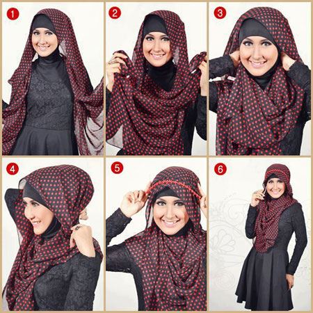 آموزش تصویری و جدید بستن روسری