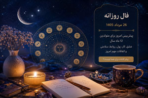 فال کائنات روز 26 مرداد؛ پیشبینی روزانه متولدین ماهها فال کائنات روز 26 مرداد؛ پیشبینی روزانه متولدین ماهها