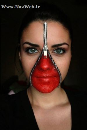 عکس های دختری با صدها چهره شیطانی (16-)