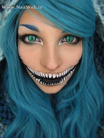 عکس های دختری با صدها چهره شیطانی (16-)