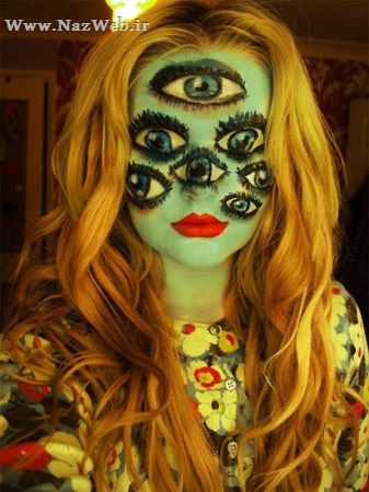 عکس های دختری با صدها چهره شیطانی (16-)