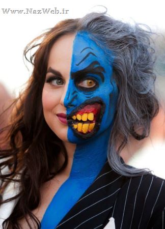 عکس های دختری با صدها چهره شیطانی (16-)