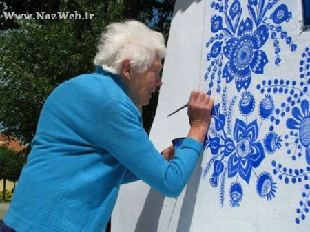 دست های جادویی تنها زن 87 ساله جهان (عکس)