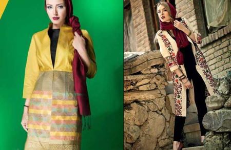 جدیدترین مدل مانتوهای تابستانی با اِلمان های سنتی