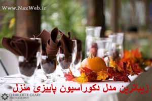 مدل های بسیار زیبای پاییزی برای دکوراسیون منزل مدل های بسیار زیبای پاییزی برای دکوراسیون منزل