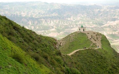 موقعیت جغرافیایی عجیب ترین زیارتگاه خالد نبی در ایران (عکس)