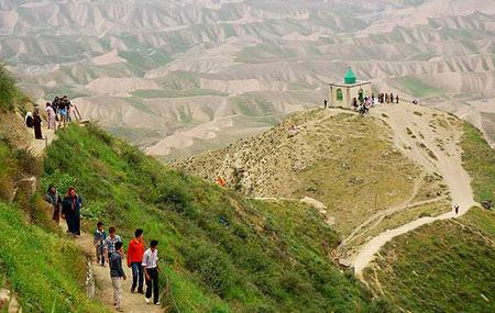 موقعیت جغرافیایی عجیب ترین زیارتگاه خالد نبی در ایران (عکس)