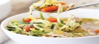طرز تهیه سوپ مرغ و کدو و میزان مصرف برای تناسب اندام