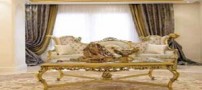 مدل دکوراسیون و چیدمان منزل به رنگ طلایی