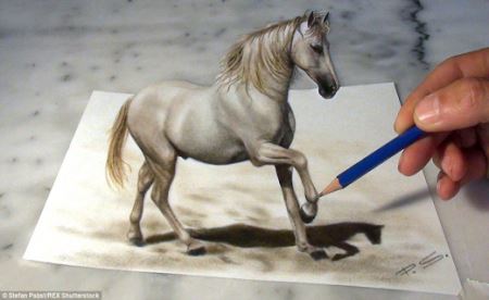نقاشی های سه بعدی حیرت انگیز برابر با اصل