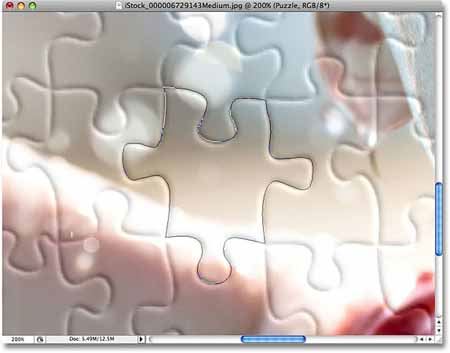 ساخت افکت پازل در فتوشاپ همراه با عکس