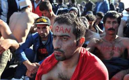 عکس های جنجالی لب دوزی ایرانی ها پشت مرزها