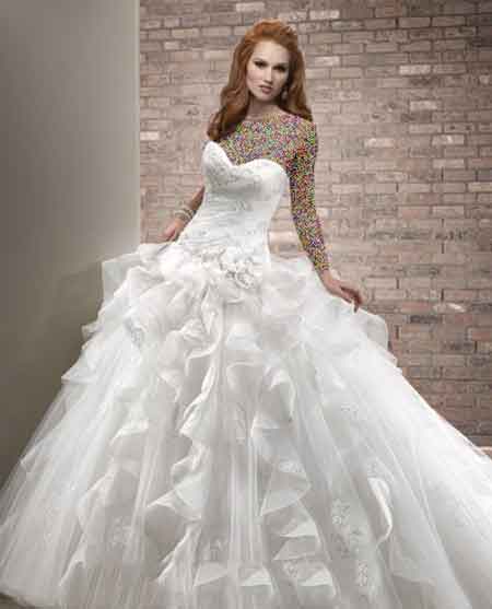 مدل لباس های شیک و جدید عروس 2016