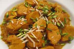 غذای شمالی با خورش پرتقال