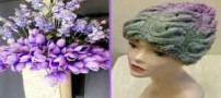 مدل های شیک و جدید شال و کلاه بافت