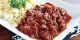 طرز تهیه تصویری خوراک گوشت و ژامبون