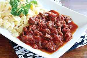 طرز تهیه تصویری خوراک گوشت و ژامبون طرز تهیه تصویری خوراک گوشت و ژامبون