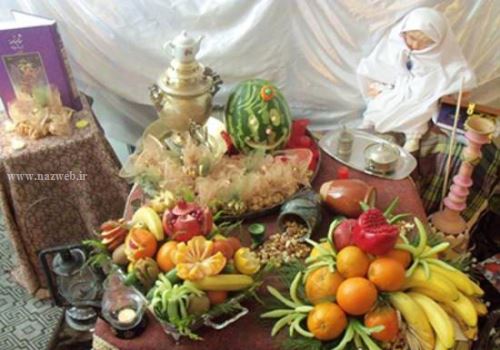 گالری کامل تزئین میوه های شب یلدا در نازوب