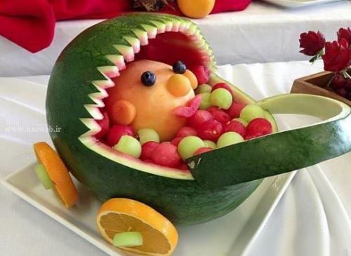 گالری کامل تزئین میوه های شب یلدا در نازوب
