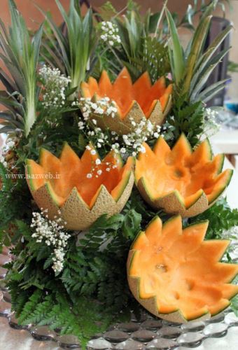 گالری کامل تزئین میوه های شب یلدا در نازوب