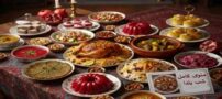 منوی کامل شام شب یلدا با عکس و طرز تهیه غذاها و دسرها