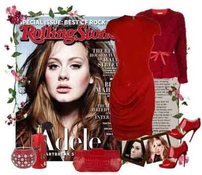 ست زیبا و شیک لباس به سبک ادل (Adele)