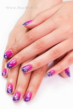 مدل ناخن های جدید با طراحی کریسمس و بابانوئل 2016