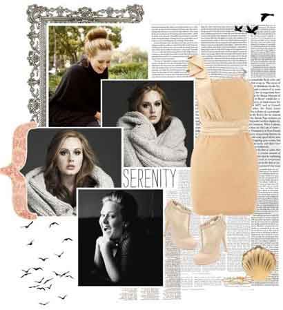 ست زیبا و شیک لباس به سبک ادل (Adele)