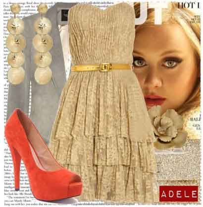 ست زیبا و شیک لباس به سبک ادل (Adele)