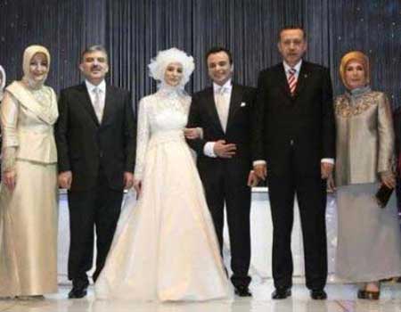 مراسم ازدواج دختر رئیس جمهور ترکیه (+ تصاویر)