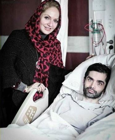 عکس های دیدار مهناز افشار از بازیگر جوان مبتلا به ام اس