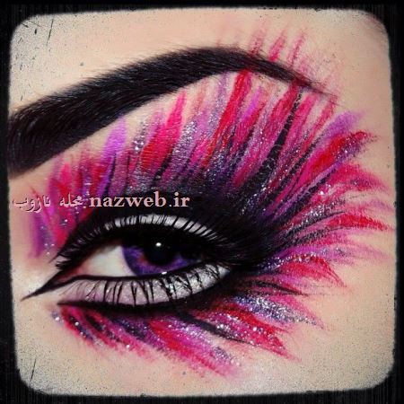 گالری خفن ترین مدل آرایش فانتزی چشم