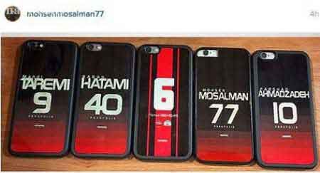 عکس های جالب قاب گوشی های پرسپولیسی ها