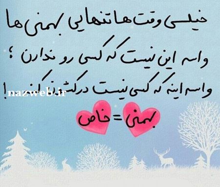 عکس نوشته های متولدین بهمن ماه