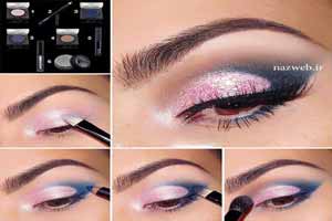 آموزش تصویری آرایش کامل چشم سال 2016