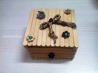 آموزش تصویری ساخت کاردستی جعبه فانتزی