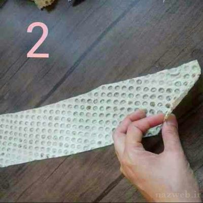 آموزش تصویری پیچیدن سمبوسه به شکل مثلث